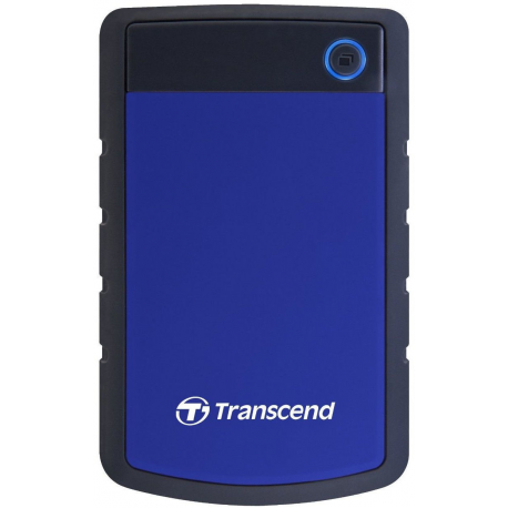 Transcend StoreJet 25H3B - Hard drive - 2 TB - external (portable) - 2.5" - USB 3.0 - 4