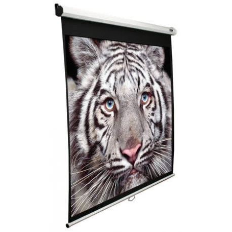 Elite Screens Manual Series M136XWS1 - Projection screen - ceiling mountable, wall mountable - 136" (345 cm) - 1:1 - Matte White - 1