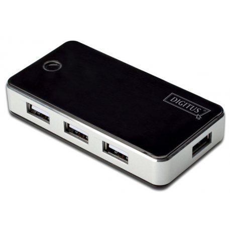DIGITUS DA-70222 - Hub - 7 x USB 2.0 - desktop - 4