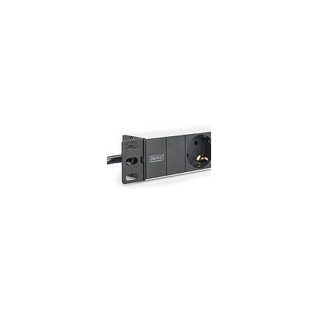 DIGITUS Professional DN-95411 - Power distribution strip (rack-mountable) - AC 250 V - 4 kW - output connectors: 3 - 4