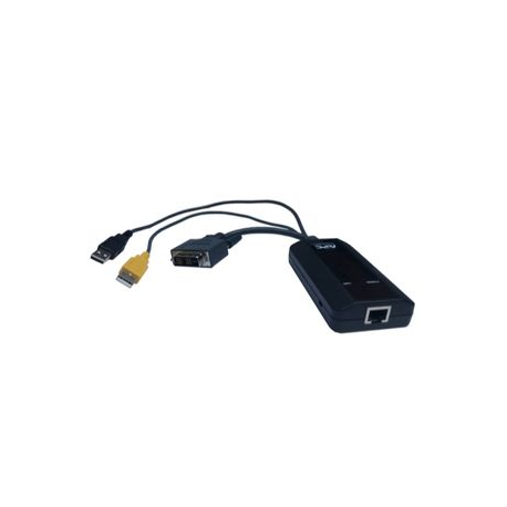 APC KVM 2G SERVER MODULE, DVI WITH VIRTUAL MEDIA AND CAC - KVM extender - USB - TAA Compliant - for P / N: KVM0108A, KVM0116A, KVM0216A, KVM1116P, KVM-BN001 - 0