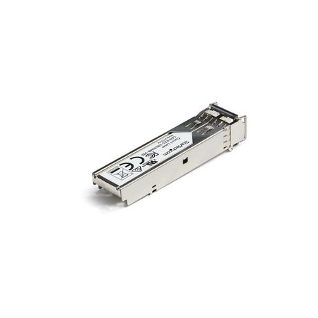 StarTech.com Dell EMC SFP-1G-LX Compatible SFP Module, 1000BASE-LX, 1GbE Single Mode (SMF) Fiber SMF Optic Transceiver, 1GE Gigabit Ethernet SFP, LC Connector, 10km, 1310nm, DDM, Mini GBIC - Lifetime Warranty (SFP1GLXEMCST) - SFP (mini-GBIC) transceiver module (equivalent to: Dell EMC SFP-1G-LX) - GigE - 1000Base-LX - LC single-mode - up to 10 km - 1310 nm - 1