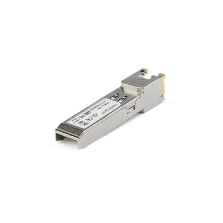 StarTech.com Cisco GLC-TE Compatible Module, 1000BASE-T Copper Industrial Gigabit Ethernet Transceiver, SFP to RJ45 Cat6 / Cat5e 100m Extended Temp, Cisco Firepower, IE 2000, C9500, C2960 - Lifetime Warranty (GLCTEST) - SFP (mini-GBIC) transceiver module (equivalent to: Cisco GLC-TE) - GigE - 1000Base-T - RJ-45 - up to 100 m - 1