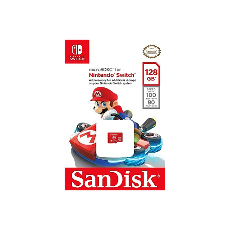 SanDisk - Flash memory card - 128 GB - UHS-I U3 - microSDXC UHS-I - for Nintendo Switch - 3