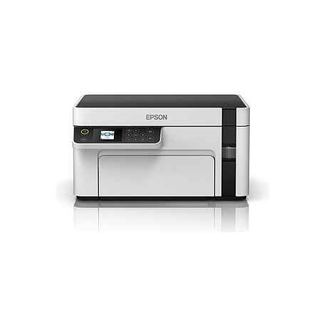 Epson EcoTank M2120 - Multifunction printer - B / W - ink-jet - A4 / Legal (media) - up to 15 ppm (printing) - 150 sheets - USB, Wi-Fi - white - 0