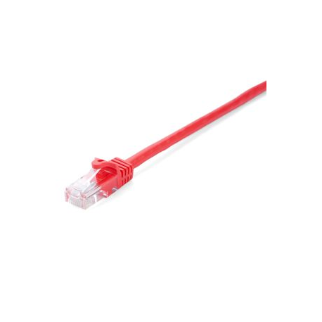V7 - Patch cable - RJ-45 (M) to RJ-45 (M) - 1 m - UTP - CAT 6 - molded, snagless - red - 0