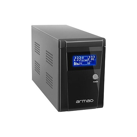 Armac Office O/1000E/LCD - UPS - AC 145 - 290 V - 650 Watt - 1000 VA 7 Ah 7 Ah - USB - output connectors: 3 - 2