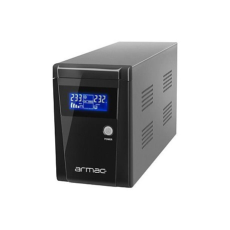 Armac Office O/1000E/LCD - UPS - AC 145 - 290 V - 650 Watt - 1000 VA 7 Ah 7 Ah - USB - output connectors: 3 - 7