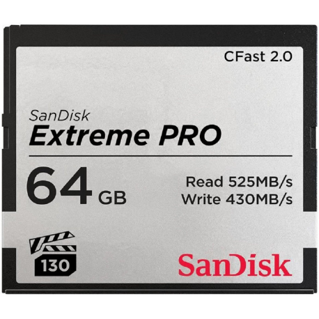 SanDisk Extreme Pro - Flash memory card - 64 GB - CFast 2.0 - 2