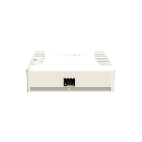 MikroTik RouterBOARD RB260GSP - Switch - Managed - 1 x 10 / 100 / 1000 (PoE) + 4 x 10 / 100 / 1000 (PoE Passthrough) + 1 x SFP - desktop - PoE - 4