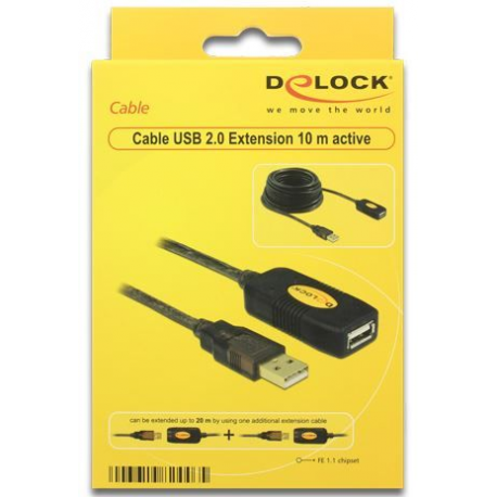 DeLOCK - USB extension cable - USB (M) to USB (F) - 10 m - 3