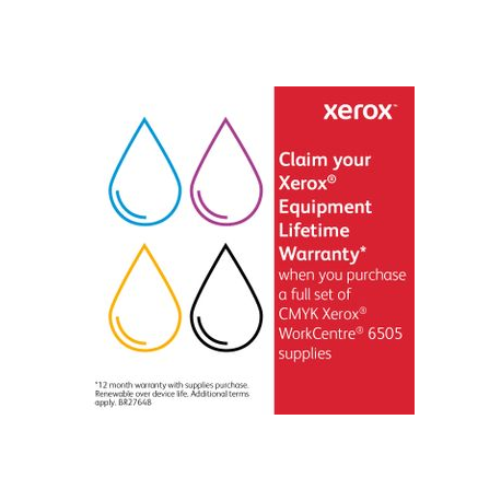Xerox Phaser 6500 - High capacity - black - original - toner cartridge - for Phaser 6500; WorkCentre 6505 - 2