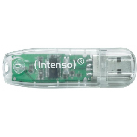 Intenso Rainbow Line - USB flash drive - 32 GB - USB 2.0 - transparent - 2