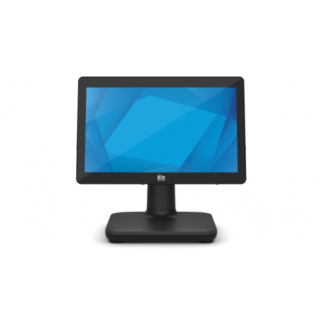 EloPOS System - With I / O Hub Stand - all-in-one - 1 x Core i5 8500T  /  2.1 GHz - vPro - RAM 8 GB - SSD 128 GB - UHD Graphics 630 - GigE - WLAN: 802.11a / b / g / n / ac, Bluetooth 5.0 - no OS - monitor: LED 15.6" 1920 x 1080 (Full HD) touchscreen - black - 5
