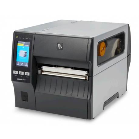 Zebra ZT400 Series ZT421 - Label printer - direct thermal  /  thermal transfer - Roll (17.8 cm) - 300 dpi - up to 203 mm / sec - USB 2.0, LAN, serial, USB host, Bluetooth 4.1 - rewinder, peeler - 1