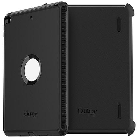 OtterBox Defender Series - Protective case for tablet - polyester, polycarbonate, synthetic rubber - black - for Apple 10.2-inch iPad (7th generation, 8th generation) - 10