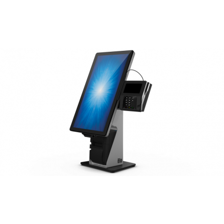 Elo Wallaby Self-Service Countertop Stand - Stand - for point of sale terminal - black / silver - for I-Series (15.6 in, 21.5 in) - 2