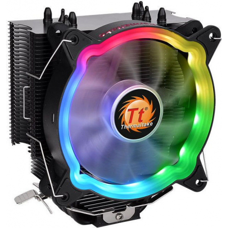 Thermaltake UX200 ARGB Lighting - Processor cooler - (for: LGA775, LGA1156, AM2, AM2+, AM3, LGA1155, AM3+, FM1, FM2, LGA1150, LGA1151, AM4, LGA1200) - aluminium - 120 mm - 6