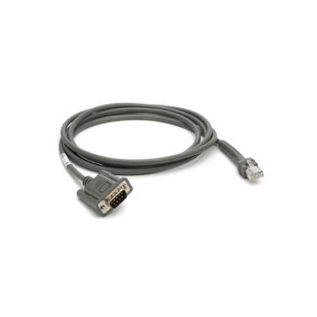 Zebra - Serial cable - DB-9 (F) to RJ-45 (M) - 2.13 m - for Symbol LS2208 - 1