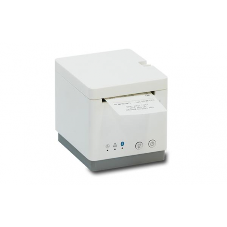 Star mC-Print2 MCP21 LB WT E+U - Receipt printer - direct thermal - Roll (5.8 cm) - 203 dpi - up to 100 mm / sec - USB, LAN, Bluetooth, USB host, Lightning - cutter - white - 1