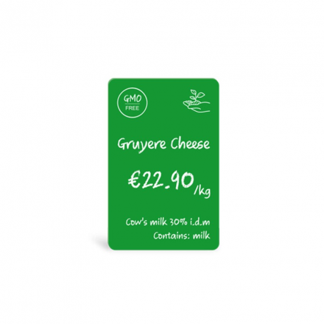 Evolis - Polyvinyl chloride (PVC) - glossy - 30 mil - green - 85.6 x 54 mm 100 card(s) cards - 1