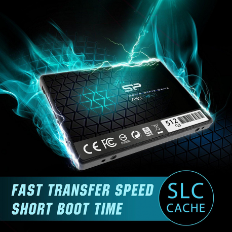SILICON POWER Ace A55 - SSD - 512 GB - internal - 2.5" - SATA 6Gb / s - 4