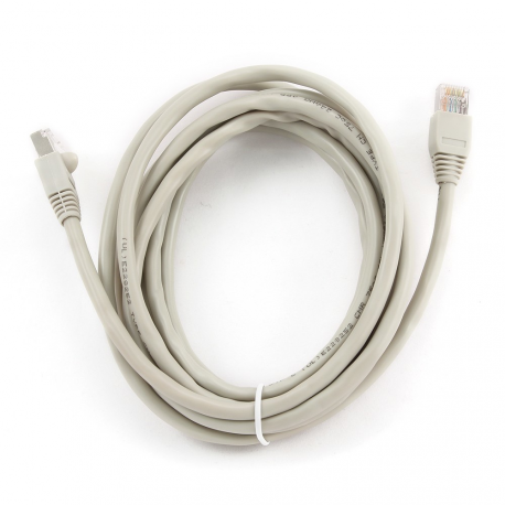 cablexpert - Patch cable - RJ-45 (M) to RJ-45 (M) - 3 m - UTP - CAT 6 - molded, stranded - grey - 5
