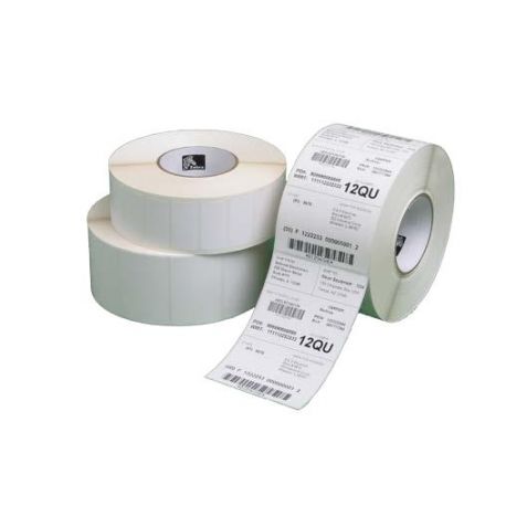 Zebra Z-Perform 1000D - Paper - permanent acrylic adhesive - uncoated - bright white - 76.2 x 50.8 mm 187 label(s) (1 roll(s) x 187) labels - for ZQ500 Series ZQ510 - 2
