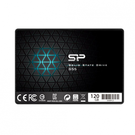 SILICON POWER Slim S55 - SSD - 120 GB - internal - 2.5" - SATA 6Gb / s - 3