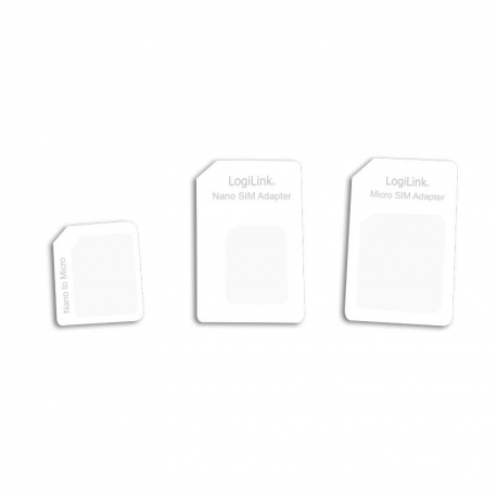 LogiLink Dual SIM Card Adapter - SIM card adapters kit - 5