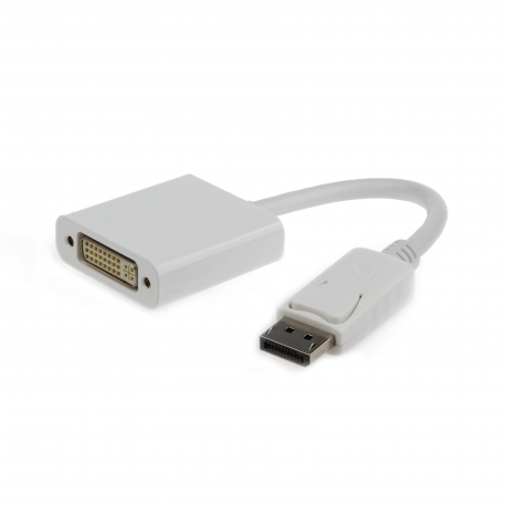 Cablexpert A-DPM-DVIF - DVI adapter - DisplayPort (M) to DVI-D (F) - 10 cm - white - 1