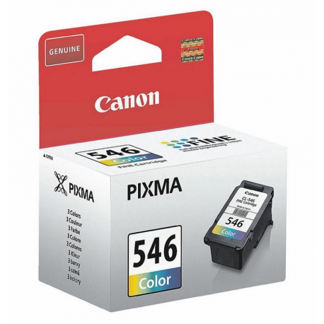 Canon CL-546 - 8 ml - colour (cyan, magenta, yellow) - original - ink cartridge - for PIXMA TR4551, TR4650, TR4651, TS3350, TS3351, TS3352, TS3355, TS3450, TS3451, TS3452 - 2