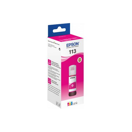 Epson EcoTank 113 - 70 ml - magenta - original - ink refill - for EcoTank ET-16150, 16650, 5150, 5170, 5800, 5850, 5880; EcoTank Pro ET-16680, 5150, 5170 - 1