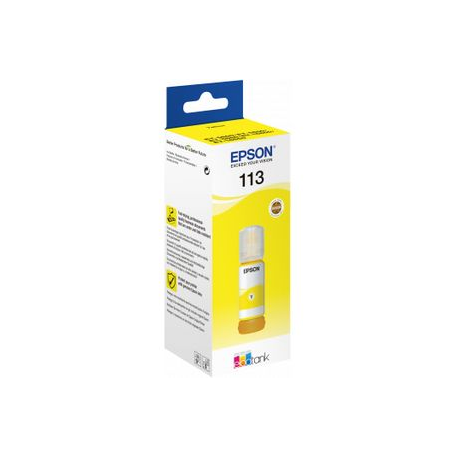 Epson EcoTank 113 - 70 ml - yellow - original - ink refill - for EcoTank ET-16150, 16650, 5150, 5170, 5800, 5850, 5880; EcoTank Pro ET-16680, 5150, 5170 - 1