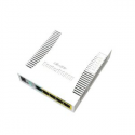 MikroTik RouterBOARD RB260GSP - Switch - Managed - 5 x 10/100/1000 (4 PoE) + 1 x SFP - desktop - PoE