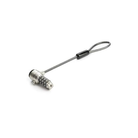 StarTech.com Universal Laptop Cable Lock Expansion Loop, 6” (15cm) Anti Theft 4-Digit Combination K-Slot Lock, Computer Security Cable to Create Twin / Multi-Head Lock for Multiple Devices - Security Cable Loop (BRNCHLOCK) - Security cable lock - black & silver - 15 cm - 0