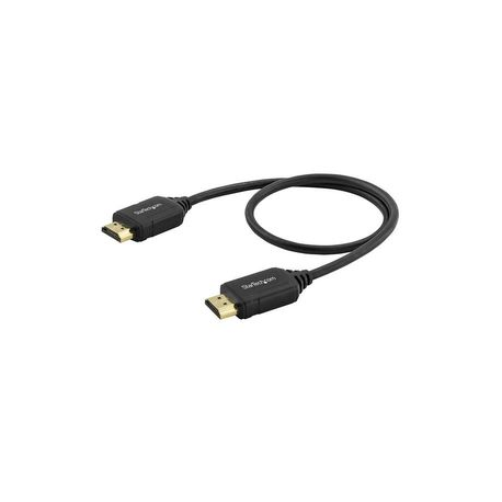 StarTech.com StarTech.com Premium Certified High Speed HDMI 2.0 Cable with Ethernet - 1.5ft 0.5m - HDR 4K 60Hz - 20 inch Short HDMI Male to Male Cord (HDMM50CMP) - HDMI with Ethernet cable - HDMI male to HDMI male - 50 cm - black - for P / N: CDP2HD4K60H, CDPHDMDP2HD, DP2HD4K60H, KITBXDOCKPNA, MOD4DOCKACPD, TB3DKM2HDL - 0