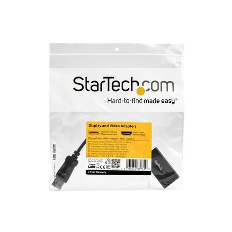 StarTech.com StarTech.com Premium Certified High Speed HDMI 2.0 Cable with Ethernet - 10ft 3m - Ultra HD 4K 60Hz - 10 feet HDMI Male to Male Cord - 30AWG (HDMM3MP) - HDMI with Ethernet cable - HDMI male to HDMI male - 3 m - black - for P/N: CDPHDMDP2HD, KITBXDOCKPNA, PEXHDCAP4K, SV231DHU34K6, SV231HU34K6, SV431HU34K6 - 5