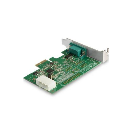 StarTech.com 1-port PCI Express RS232 Serial Adapter Card, PCIe RS232 Serial Host Controller Card, PCIe to Serial DB9 COM Port, 16950 UART, Low Profile Expansion Card, Windows/macOS/Linux - Full/Low-Profile (PEX1S953LP) - Serial adapter - PCIe low profile - RS-232 x 1 - 1