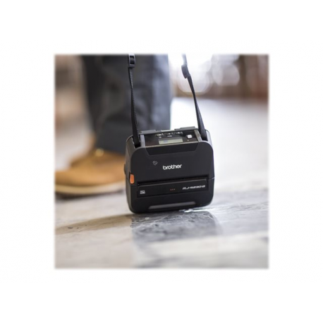 Brother RuggedJet RJ-4250WB - Label printer - direct thermal - Roll (11.3 cm) - 203 dpi - up to 127 mm / sec - USB 2.0, Wi-Fi(n), NFC, Bluetooth 4.2 - 7