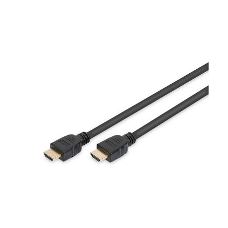 ASSMANN - Ultra High Speed HDMI with Ethernet cable - HDMI male to HDMI male - 5 m - triple shielded - black - 8K support, Dolby DTS-HD Master Audio support, Dolby TrueHD support - 2