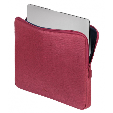 Riva Case Suzuka 7704 - Notebook sleeve - eco - 13.3" - 14" - red - 2