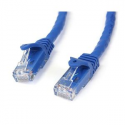 StarTech.com 75ft CAT6 Ethernet Cable, 10 Gigabit Snagless RJ45 650MHz 100W PoE Patch Cord, CAT 6 10GbE UTP Network Cable w / Strain Relief, Blue, Fluke Tested / Wiring is UL Certified / TIA - Category 6 - 24AWG (N6PATCH75BL) - Patch cable - RJ-45 (M) to RJ-45 (M) - 22.9 m - UTP - CAT 6 - snagless - blue - for P / N: R300WN22GAEU, ST121HD20L, SV565HDIP, USB2001EXT2NA, USB2002EXT2NA, USB2004EXT2NA
