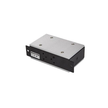 StarTech.com 4 Port USB 2.0 Hub, Metal Industrial USB-A Hub (4x USB-A) with ESD & Surge Protection, Extended Operating Temp -40 to 185°F, Din Rail/Wall/Desk Mountable, USB Expander Hub - Windows/macOS/Linux (HB20A4AME) - Hub - 4 x USB 2.0 - DIN rail mountable - DC power - TAA Compliant - for P/N: ITB20D3250 - 1