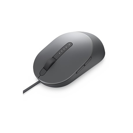 Dell MS3220 - Mouse - laser - 5 buttons - wired - USB 2.0 - titan grey - with 3 years Advanced Exchange Service - 10