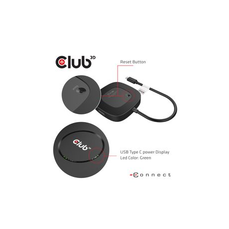 Club 3D - Docking station - USB-C 3.2 Gen 1 - DP - 1