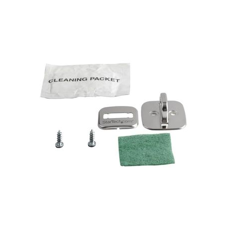 StarTech.com Laptop Cable Lock Anchor - Computer Security Cable Anchor - Lock anchor - silver - for P / N: LTLOCKNBL - 2