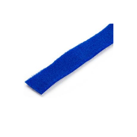 StarTech.com 50ft Hook and Loop Roll, Cut-to-Size Reusable Cable Ties, Bulk Industrial Wire Fastener Tape  /  Adjustable Fabric Wraps Blue  /  Resuable Self Gripping Cable Management Straps - Adjustable Loop Ties (HKLP50BL) - Hook & loop fastener - 15.24 m - blue - for P / N: HKLP50, HKLP50GN, HKLP50RD, HKLP50YW, MDBOXMNT - 1