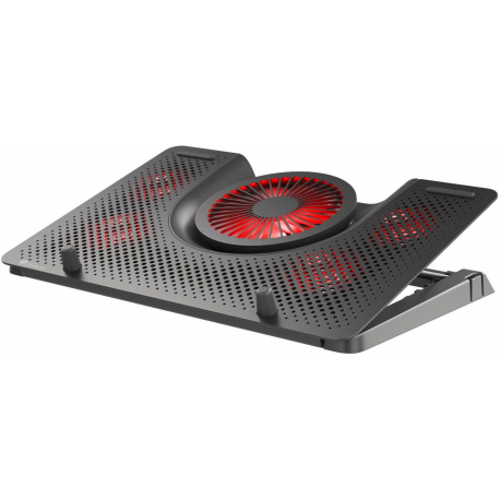 Genesis Oxid 550 - Notebook fan - 17.3" - 60 mm / 140 mm - black - 4