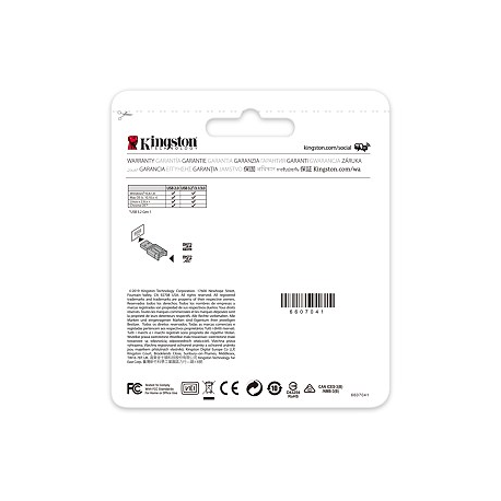 Kingston MobileLite Plus - Card reader (microSD, microSDHC, microSDXC, microSDHC UHS-I, microSDXC UHS-I, microSDHC UHS-II, microSDXC UHS-II) - USB 3.2 Gen 1 - 4